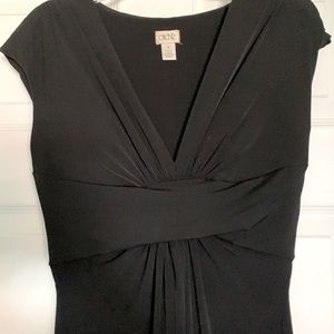 Mini fitted dress by Cache. Black. Size 4